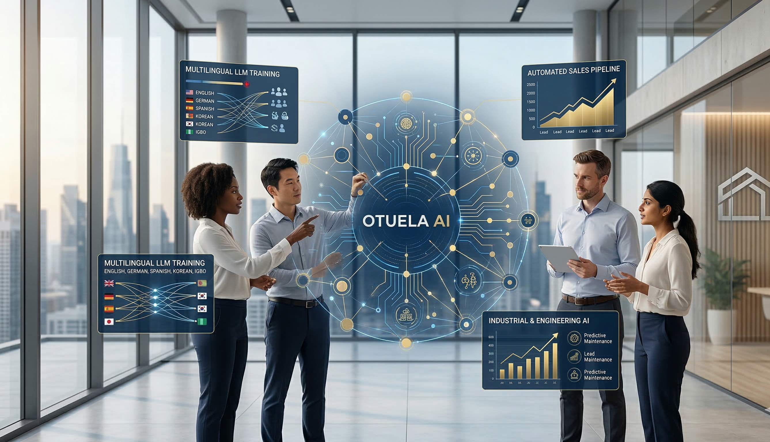 hero image showcasing AI solutions